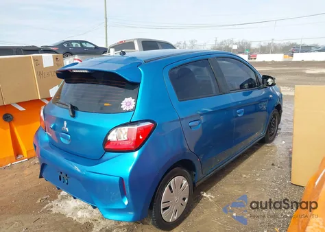 2021 Mitsubishi Mirage Carbonite Edition/Es/Le from USA, damaged, VIN ML32AUHJ6MH002565